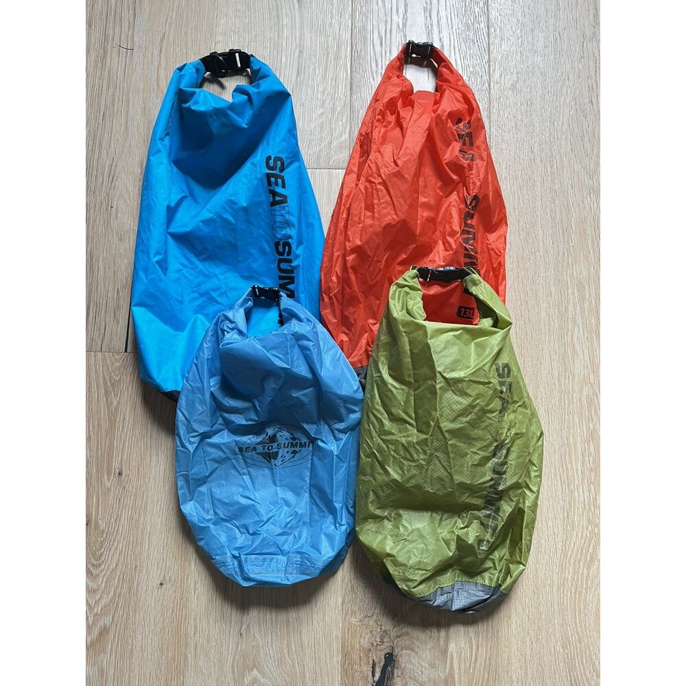 Lot of 4 Dry Bag Sea To Summit: 2-13L, 1-8L and 1~7L Lightweight Waterproof